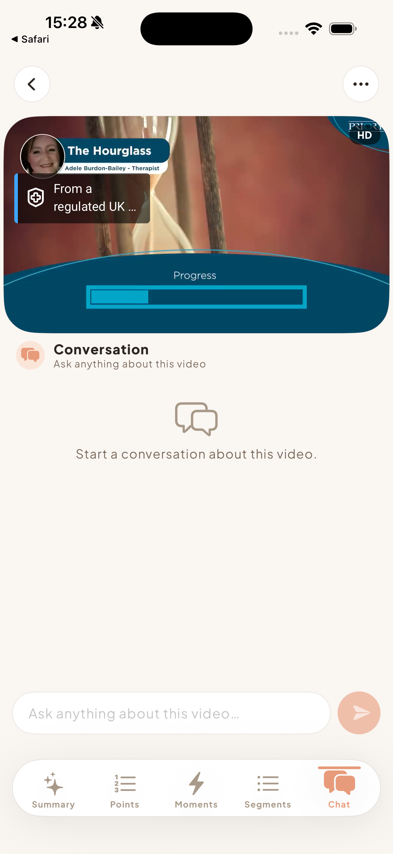 VidSum iOS — Chat
